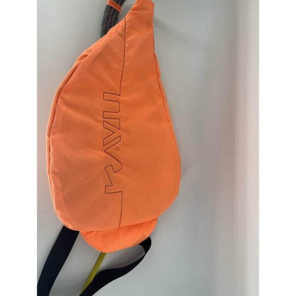 KAVU Rope Sling Bag Orange Hiking Travel Shoulder Daypack - Picture 3 of 3